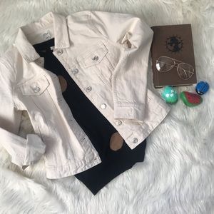 J.Crew Denim | Off White Jean Jacket Women’s M
